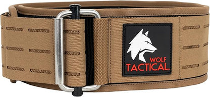 WOLF TACTICAL Weight Lifting Belt – Weight Belt for Men, Weightlifting Belt for Powerlifting, Deadlift, Squats, Workout Belt Gym Belts for Men