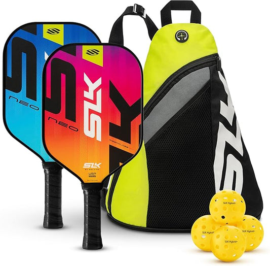 Selkirk Sport SLK Pickleball Paddles Set of 2 | Designed in The USA | Choose The SLK Neo Graphite, SLK Neo Fiberglass Pickleball Set or SLK Atlas Pickleball Bundle
