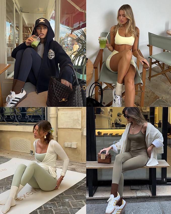 3 Pairs Pilates Socks with Grips for Women Non Slip Grip Socks for Yoga Barre Hospital Workout