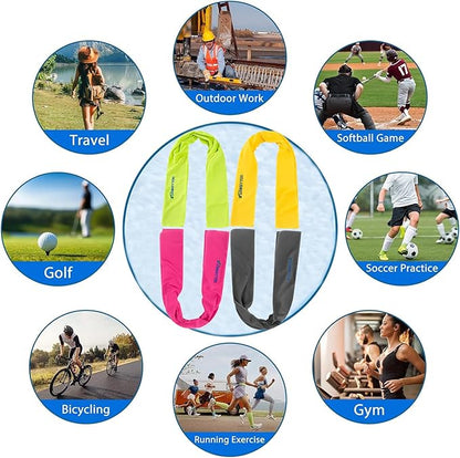 4 Pack Microfiber Gym Towels Set for Sports Fitness, Yoga, Workout, Exercise, Tennis, Super Soft and Quick-Drying Towels for Men Women (40inch X 12inch)