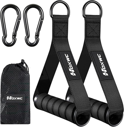 Cable Handles Gym Equipment, Heavy Duty Resistance Band Handles, Replacement Exercise Handles for Cable Machine, Pulley System, Strength Trainer, Pull Down Workout, Home Gym Cable Attachments