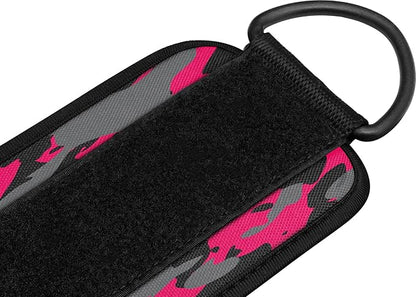 RDX Ankle Straps for Cable Machines – 7MM Neoprene Padded 10"x4" Adjustable Gym Cuffs with Dual D-Rings – Weight Attachments for Wrist Glutes Leg Kickbacks Hip Abduction Strength Workouts – Men Women
