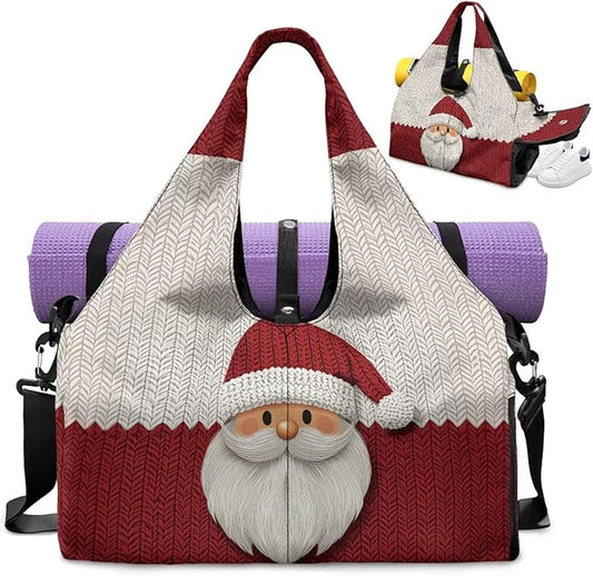 Yoga Mat Bag for Women Men Large Carryall Tote with Adjustable Shoulder Strap for Gym Yoga Travel Pilates Office