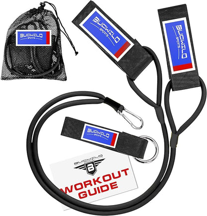 Bucwild Sports Baseball Resistance Bands Youth & Adult Athletes Safely Improve Pitching Throwing Batting & Arm Strength Used by Pitchers Quarterbacks Volleyball Basketball