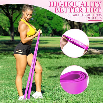 Resistance Bands,Pull Up Bands,Stretching Assist Bands Set for Men & WomenPortable Exercise, Muscle Training,Physical Therapy,Exercise Workout Bands for Working Out