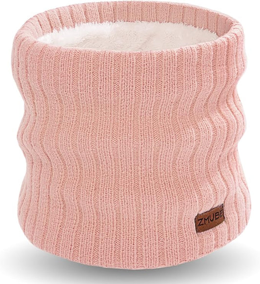 Neck Warmer Gaiter, Winter Fleece Lined Face Mask Scarf for Men Women, Thick Warm Cold Weather Running Ski Neck Cover