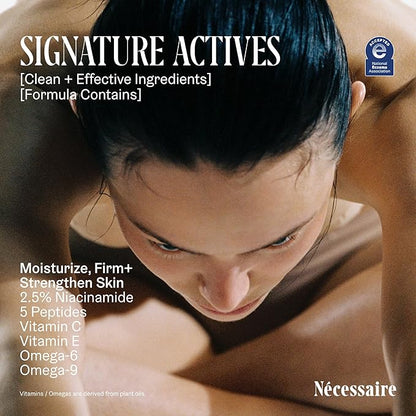 Nécessaire The Body Duo (Eucalyptus) Skincare Gift Set For Women + Men - The Body Wash 16.9oz + The Body Lotion 15.2oz. Multi-Oil Shower Gel Cleanser + Multi-Peptide Body Moisturizer. Non-Comedogenic.