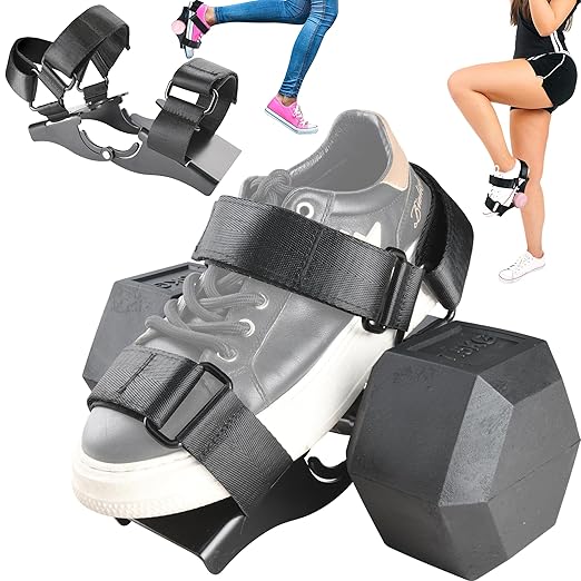 VAIIO Ankle Straps for Dumbbells, Tibialis Trainer, Adjustable Ankle Weights, Workouts at Home for Hip Flexors, Shin Splint, Hamstring Curls for Women and Men, 1pcs