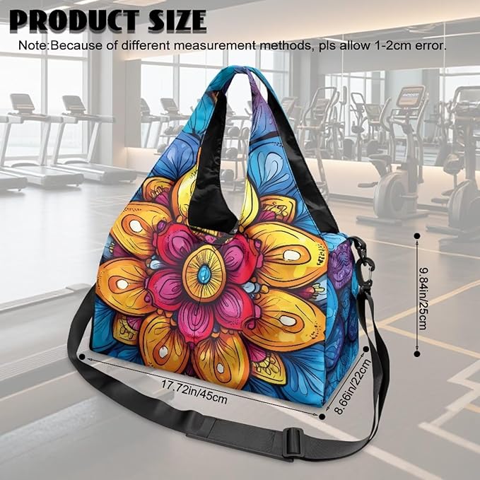Yoga Mat Bag for Women Men Large Carryall Tote with Adjustable Shoulder Strap for Gym Yoga Travel Pilates Office