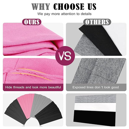 16Pcs Headbands for Women - Multicolor Absorb Sweat Non Slip Absorb Sweat Sports Hair Bands（ Soft Cotton Cloth Stretchy Headbands ）（Suitable for Fitness Yoga Outdoor Exercise ）