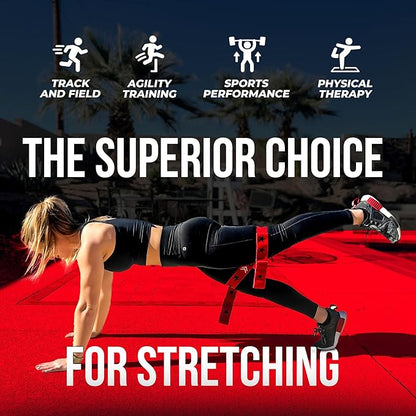 Two8 Bands Multi Loop Resistance Band for Working Out - Home Gym Loop Resistance Bands for Women & Men, Athletic Rehab Equipment Workout Loops, Sports Fitness Gear