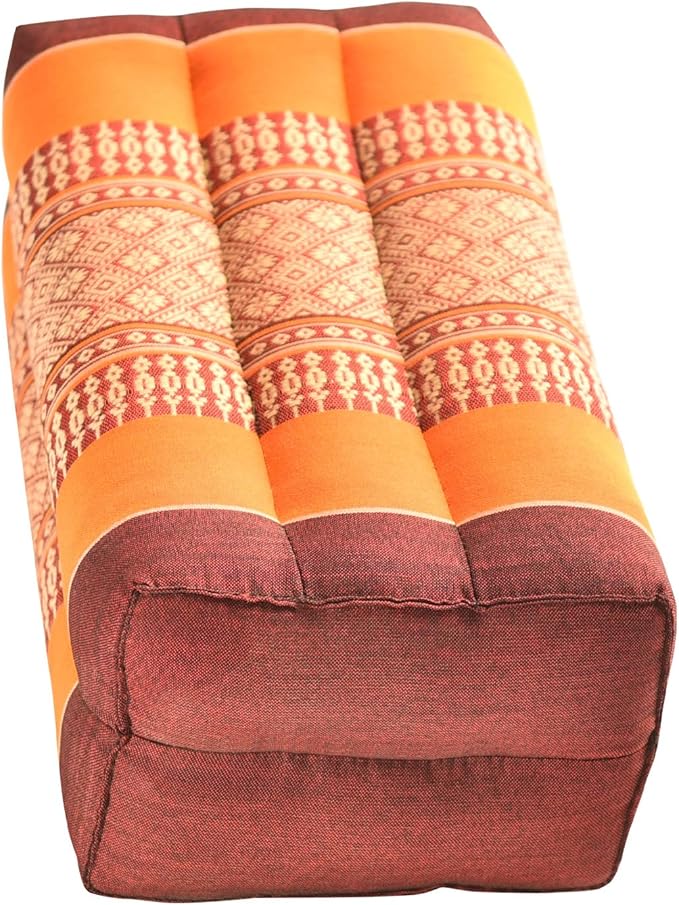 Yoga & Meditation Cushion - Organic Water-Resistant Kapok Filling, Meditation Cushion, Soft Yoga Prop