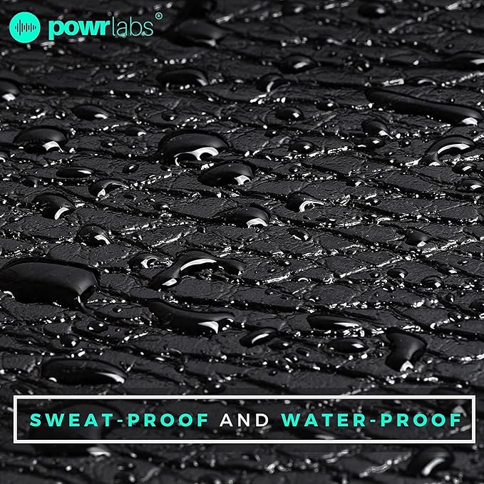 Powr Labs Bike Mat Compatible with Peloton, Treadmill, Exercise Equipment, Elliptical, Walking Pad, Indoor Bike Trainers, Home Gym Workout - Protects Hardwood Floors and Carpet