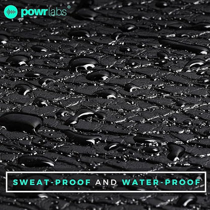Powr Labs Bike Mat Compatible with Peloton, Treadmill, Exercise Equipment, Elliptical, Walking Pad, Indoor Bike Trainers, Home Gym Workout - Protects Hardwood Floors and Carpet