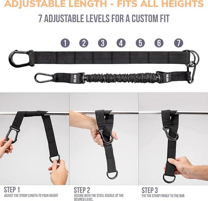 Pull Up Assist Band with 4 Different Resistance Bands - 50,60,70,80 Total 260lbs, Heavy Duty Pull Up Resistance Bands with Adjustable Height and Foot Rest - Pull Up Assistance Band Endeavor