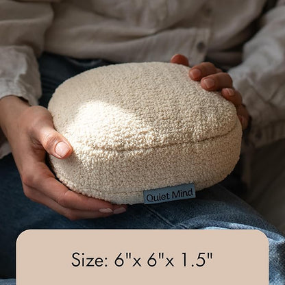 Quiet Mind 1.5 lb Weighted Stress Squeeze Ball – Soft Squishy Fidget Gadget for Adults – Help Relieve Stress, Anxiety, Tension - Promotes Focus, Clarity - Sensory Ball for Desk, Office, or Home Use