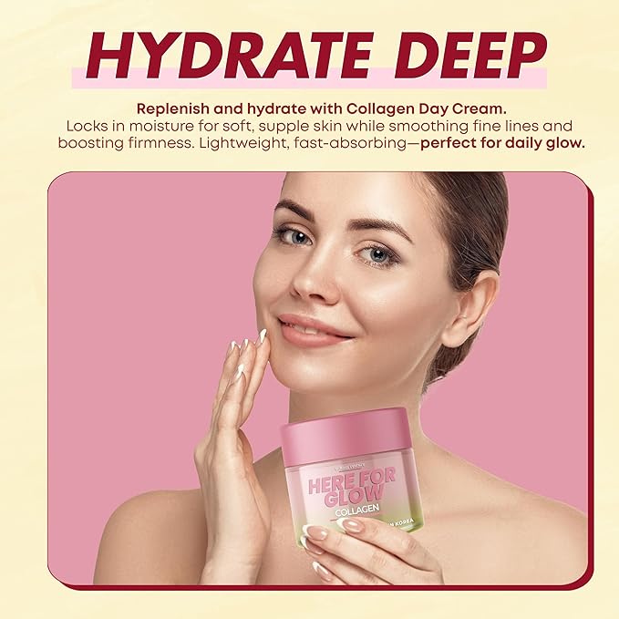 Sunday Essence Collagen Night Cream - Dermatologist Tested, Korean Skin Care, Anti-Aging - Hydrating Moisturizer, Retains Moisture - Vegan, Non- GMO, Clean Beauty, 95% Natural - 1 Pack