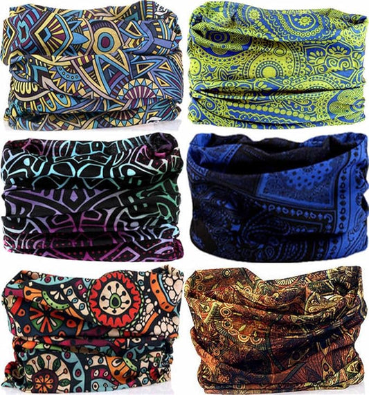 Headband Neck Gaiter Head Wrap Headwear Face Mask Magic Scarf Bandana for Men and Women