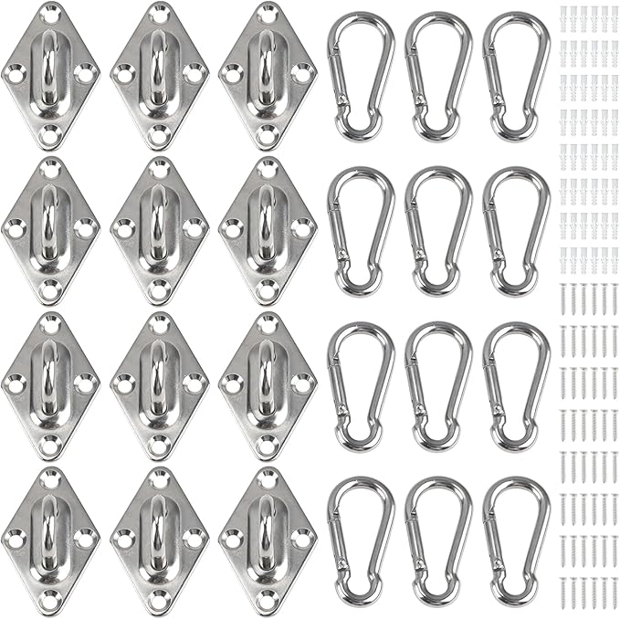 Wall Mount for Resistance Bands, Workout Anchors Wall Resistance with Hook for Fitness Bands, Space Saving Workout Equipment for Home Gym Weight Straps Suspension Training Exercise
