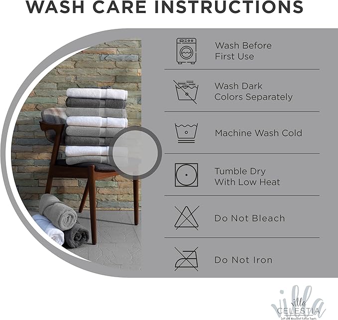 100% Cotton Hand Towel Set of 2, (16 x 28 inches) Sustainable, Soft, Highly Absorbent, Quick Drying, Combed Cotton Hand Towels Pack of 2 Ideal for Hotels, Spa, Bathroom, Dorm, White
