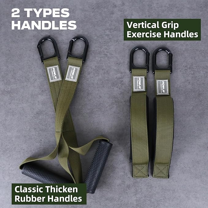 Tricep Rope Cable Attachment, Tricep Pull Down Rope & Exercise Handles, Cable Machine Attachment for Gym (Tricep Rope Set or Single Handle)