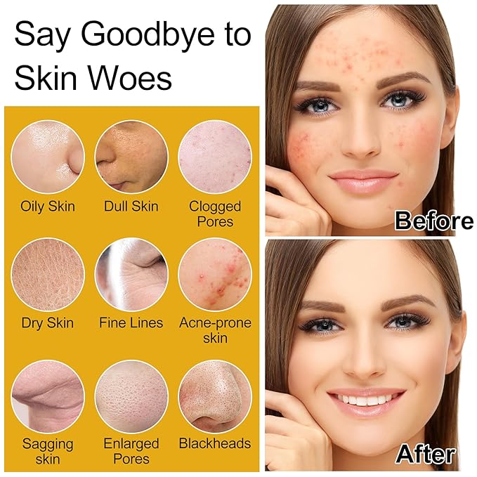 Skin Care Set,6Pcs Women Teen Glass Skincare w/Korean Rice Extract,Hydrate Glow Repair Anti-Aging Facial Routine Kit Gift for Women Mom Wife Teenage Girl Trendy Stuff Christmas Gifts Stocking Stuffers