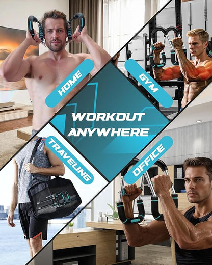 2025 Pro Twister Arm Trainer, Adjustable Power Twister Bar, Chest Shoulder Arm Workout Equipment, Portable Detachable Upper Body Fitness Machine for Home & Gym