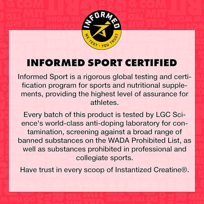 Gains in Bulk Instantized Creatine Monohydrate for Women and Men, Soluble Pre Workout Powder, Supports Muscle Building, Strength and Performance, Bodybuilding Supplements, Sour Raspberry, 30 Servings