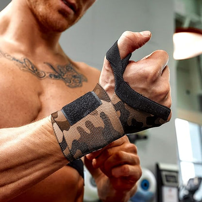 WOD Nation Wrist Wraps for Weightlifting & Strength Training – Professional Gym Straps w/Thumb Loop for Men & Women