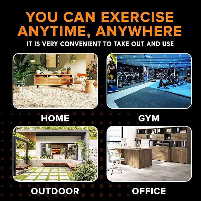 Foldable Push Up Board - Home Workout Equipment with Color-Coded System - Multi-Functional Push-Up Stands for Strength Training, Chest, Arms & Core - Portable Gym for Men & Women