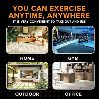 Foldable Push Up Board - Home Workout Equipment with Color-Coded System - Multi-Functional Push-Up Stands for Strength Training, Chest, Arms & Core - Portable Gym for Men & Women