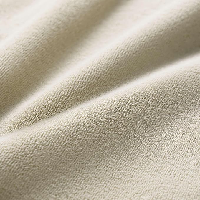 Brooklinen Super-Plush Turkish Cotton Bath Towel Set - Includes 4 Bath Towels Cotton, 820 GSM, Highly Absorbent, Machine Washable, Perfect for Home & Bathroom (Stone Beige)