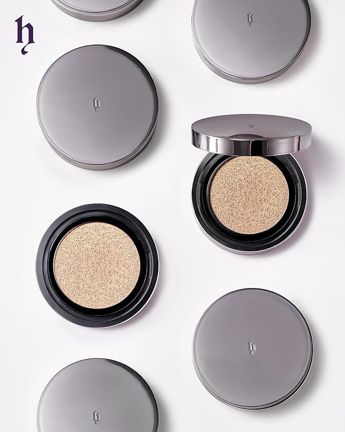 HEVVYMAKEUP V Cushion Skin Fit No.23 Medium Begie - Korean Makeup Flawless Radiance Foundation for Oily and Combination Skin - Poreless Ariy Weightless Coverage, 0.35oz.