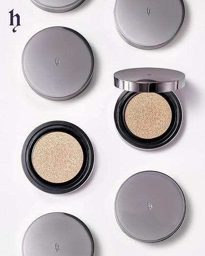 HEVVYMAKEUP V Cushion Skin Fit No.23 Medium Begie - Korean Makeup Flawless Radiance Foundation for Oily and Combination Skin - Poreless Ariy Weightless Coverage, 0.35oz.