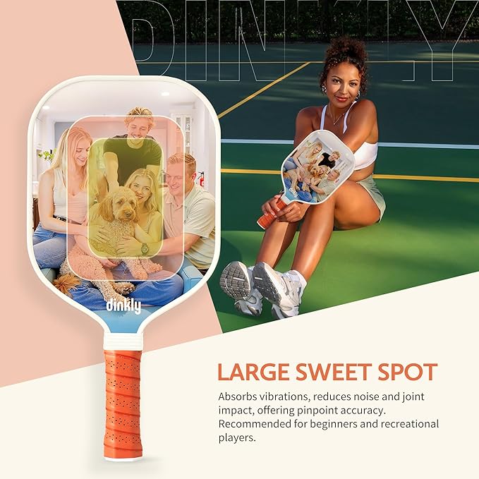 Pickleball Paddles Set of 2/4- USAPA Approved Graphite/Fiberglass Pickleball Racket, 2 Pickleball Rackets, 4 Balls and 1 Portable Carry Bag, Aesthetic Pickle Ball Set for Men Women Beginners