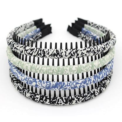 plastic headbands for women, fashion hair accessories headband with teeth Suitable Daily Use,Spa,Parties and yoga (pack of 4)