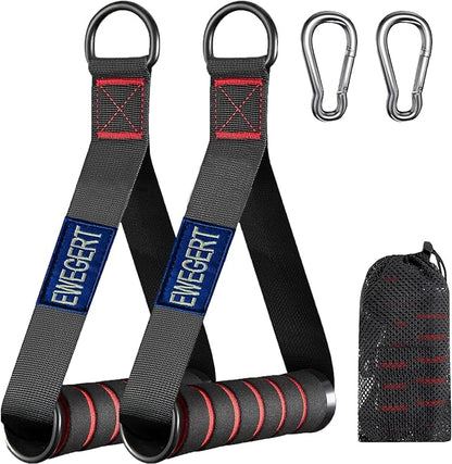 Exercise Handle, Replacement Fitness Equipment for Pilates, Yoga, Strength Trainer, Pull Down Home Gym Red, Grey, Blue Working Out Handle