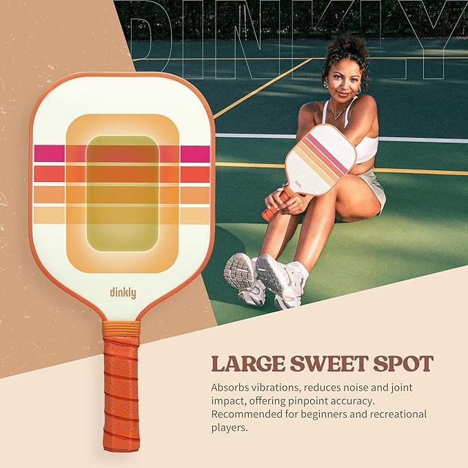 Pickleball Paddles Set of 2/4- USAPA Approved Graphite/Fiberglass Pickleball Racket, 2 Pickleball Rackets, 4 Balls and 1 Portable Carry Bag, Aesthetic Pickle Ball Set for Men Women Beginners
