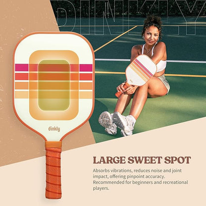 Pickleball Paddles Set of 2/4- USAPA Approved Graphite/Fiberglass Pickleball Racket, 2 Pickleball Rackets, 4 Balls and 1 Portable Carry Bag, Aesthetic Pickle Ball Set for Men Women Beginners