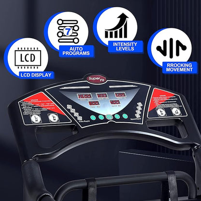 Vibration Platform Workout Machine, Heavy Duty Recovery Whole Body Circulation Vibration Plate 400bl Support for Home Trainer Gym Equipment