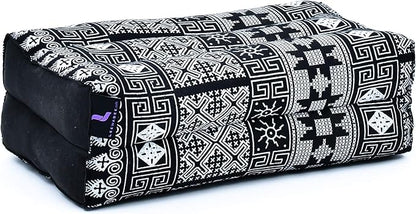 Leewadee Yoga Block – Floor Cushion for Yoga Practice, Meditation Seat Cushion for Workouts Filled with Kapok