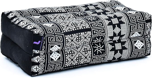 Leewadee Yoga Block – Floor Cushion for Yoga Practice, Meditation Seat Cushion for Workouts Filled with Kapok