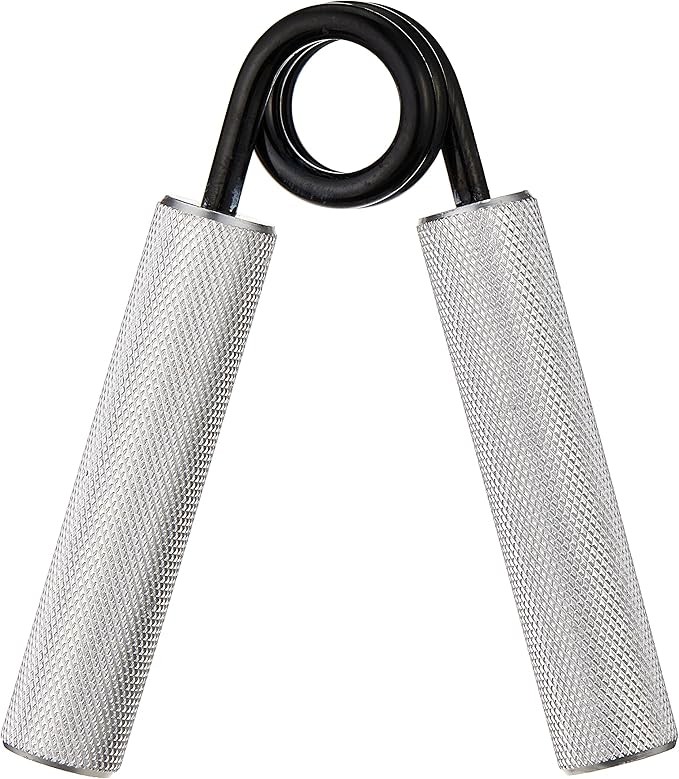Black Mountain Products Grip Strengthener, 100 lb Silver Aluminum, Stainless Steel