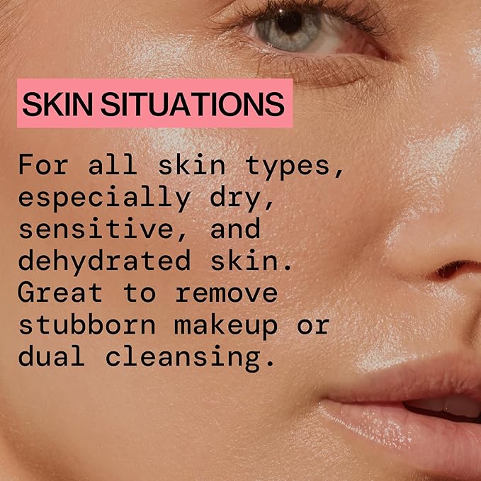 Pacifica Melt For You Facial Cleansing Oil – Hydrating Daily Face Wash & Makeup Remover Oil Cleanser for All Skin Types, Gentle Non-Comedogenic, Vegan, Clean Beauty, Dermatologist Tested 8 fl oz