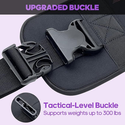 Hip-Thrust-Belt, Foldable Design, Slip-Resistant Padding, Supports 300 lbs, Ideal for Glutes Training with Dumbbells, Kettlebells & Plates, Great for Gym & Home Hip Thrust Workouts