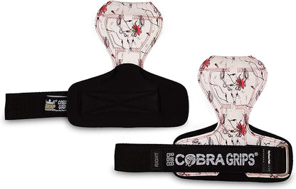 Cobra Grips PRO Weight Lifting Gloves Heavy Duty Straps Alternative Power Lifting Hooks for Deadlifts Adjustable Neoprene Padded Wrist Support Bodybuilding