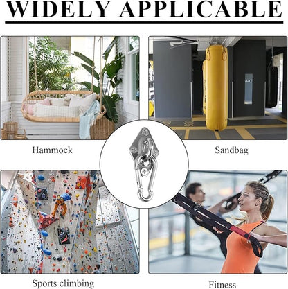 Wall Mount for Resistance Bands, Workout Anchors Wall Resistance with Hook for Fitness Bands, Space Saving Workout Equipment for Home Gym Weight Straps Suspension Training Exercise