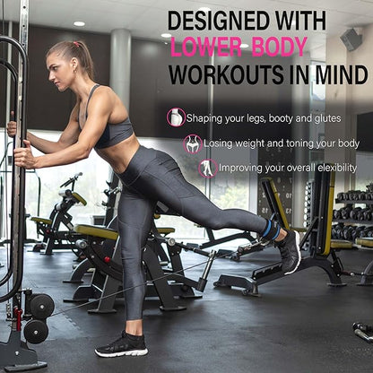 Ankle Strap for Cable Machine Attachments, Gym Accessories for Women and Men, Neoprene Ankle Cuffs for glute Kickback, Leg Workouts ande Booty Hip Abductors Exercise