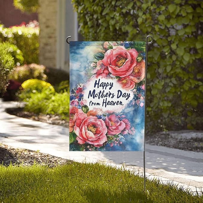 Mother Day Garden Flag 12x18 In Double Sided Yard Flags Lawn Sign Decor No Flagstand