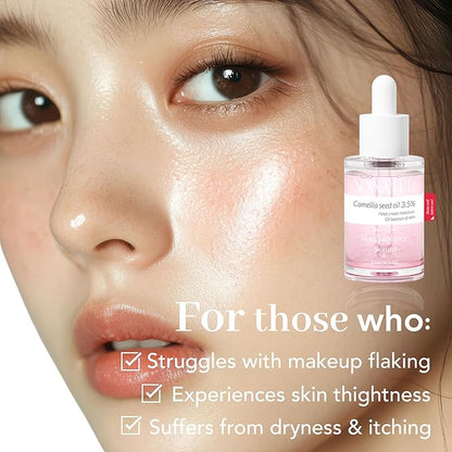 NOWATER Hyaluronic Acid Face Serum for Sensitive Skin - Niacinamide, Galactomyces – Anti-Aging, Hydrating, Light-weight – Fragrance-Free, Clean Korean Skin Care (1.01 fl.oz)